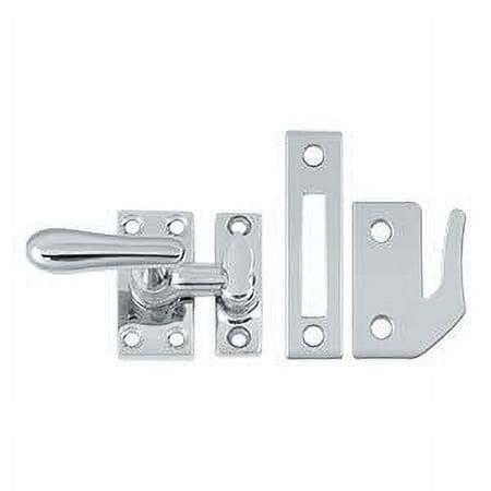Deltana CF66U26 Window Lock; Casement Fastener; Medium; Bright Chrome Finish