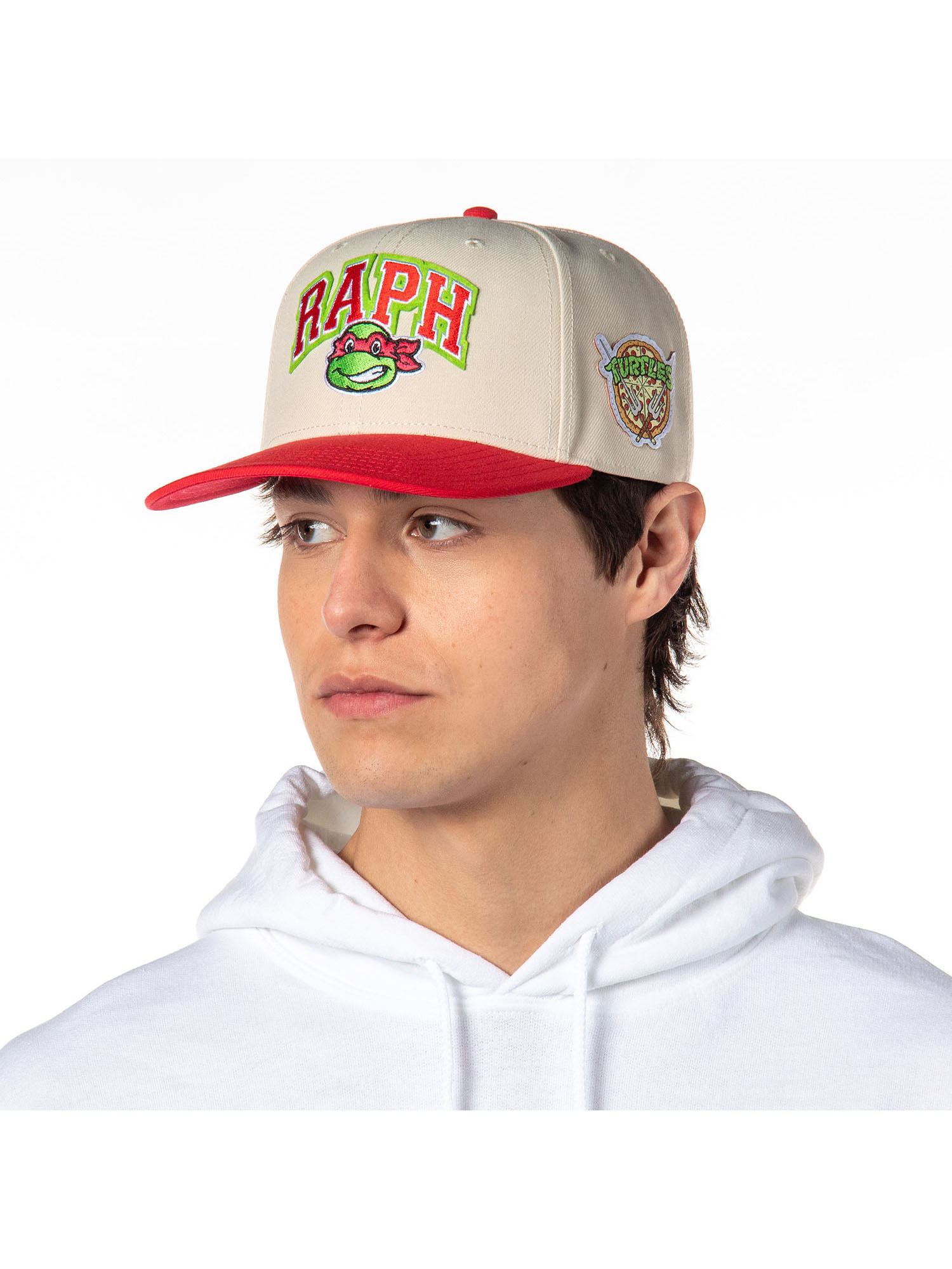 Nickelodeon Mens' Teenage Mutant Ninja Turtles Embroidered Classic Precurve Snapback Hat