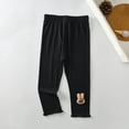 thumbnail image 1 of EQWLJWE Summer Save Clearance！Summer Capris for Girl Casual Capris Cartoon Rabbit Decorative Elastic Thin Girls' Capris 2-7 Years, 1 of 3