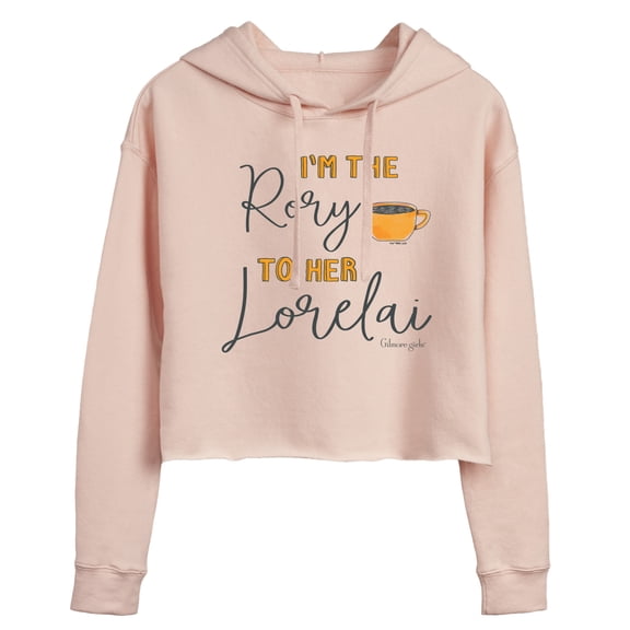 Gilmore Girls - I'm The Rory - Juniors Cropped Long Sleeve Fleece Hoodie