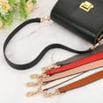 thumbnail image 5 of Uxcell 1 Count PU Leather Short Bag Strap with Clasp Orange, Grey Buckle 25.59 x 0.91 inch, 5 of 6