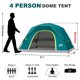 thumbnail image 2 of Carpa CAMPROS CP Impermeable para 4 Personas para Acampar, 2 of 7