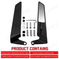 thumbnail image 3 of Rear View Side Mirrors Adjustable Rotating Wind Wing Mirror Fit for BMW Honda Yamaha, 3 of 10
