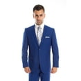 thumbnail image 1 of Mens Suit Two Piece Slim Fit Solid Notch Lapel Tuxedo Set, 1 of 4