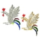 thumbnail image 3 of Broche creativo Pin Zodiaco Animal Gallo Insignia de con de imitación de cristal para hombres, mujeres y niñas - plata Fernando Gallo de gallo Broche, 3 of 8