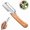 2pcs, variant on 8-in-1 Multi Functional Vegetable Peeler - Ultra Sharp Stainless Steel Peeler with Wooden Handle, Julienne Cutter, Carrot Potato Orange Peeler & Built-in Bottle Opener