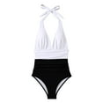 thumbnail image 2 of Traje de baño deportivo sin mangas para mujer, traje de baño de moda para vacaciones de verano L, 2 of 9