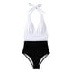 thumbnail image 2 of Traje de baño de mujer de moda con cuello en V sin mangas para surfear en la piscina L, 2 of 9