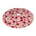 thumbnail image 2 of Bingfone Christmas Tree Skirt Mat Christmas Decoration Interior 30" -Rose Flowers, 2 of 6