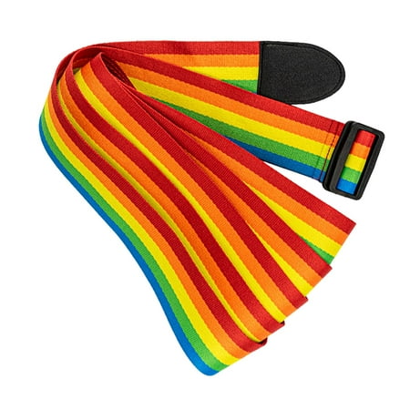 Drum Belt Adjustable Percussion Instruments Belt for Tambourine African Drum Rainbow