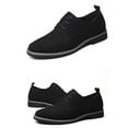 thumbnail image 7 of YLSDY Men's Derby Shoes Cap Toe Oxford Shoes Lace-Up Oxfords Suede Formal Shoes Business Party Shoes Black 9.5, 7 of 7