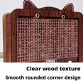 thumbnail image 5 of Wooden Piggy Bank With Coin Slot For Children Brown Home Decoration And Financial Education, 5 of 8