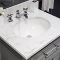 thumbnail image 3 of Water Creation Derby 24" Hardwood Single Bathroom Vanity in Cashmere Gray/Chrome, 3 of 6