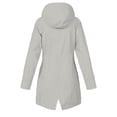 thumbnail image 5 of Waterproof Jacket Women Outdoor Waterproof Fleece Lined Jacket Hooded With Pockets Long Sleeve Hooded Casual Jacket For Cold Wet Weather Women's Down Jacket, 5 of 5