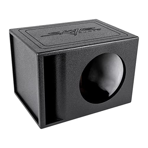 Skar Audio AR1X10V Boîtier de Caisson de Basses Porté à Ajustement Universel 10 Pouces avec Revêtement Blindé et Port Kerf