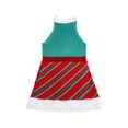 thumbnail image 4 of Jollidays Women's Peppermint Buttons & Bow Ugly Christmas Sweater Dress, 4 of 5