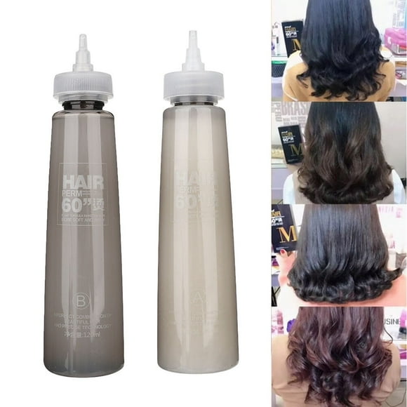 Hair Perm Liquid, 2Pcs Perm Water, Long Lasting For Home Use Professional Hair Salon