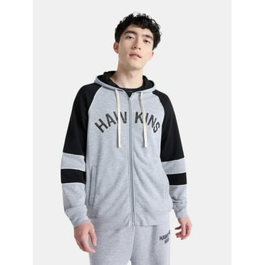 Netflix Stranger Things Hawkins Graphic Zip-Up Hoodie from No Boundaries, Men's & Big Men's
