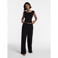 thumbnail image 2 of No Boundaries Cloud Core Sleepwear Pants, Women's XXS-3X, 2 of 5