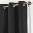 thumbnail image 3 of Extra Wide Grommet Blackout Curtain Panel with Black Backing & Grommets 54" x 63", 3 of 5