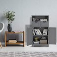 thumbnail image 4 of Giantex Multifunctional Floor Cabinet, Freestanding Bathroom Cabinet with Removable Drawers and Adjustable Shelf for Bathroom, Living Room, Bedroom or Entryway, 24 x 12 x 43 inches (Grey), 4 of 8