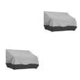 thumbnail image 3 of bedienty Chair Cover Furniture Storage Lounge Deep Seat Dustproof Foldable Covers Drawstring Protector Outdoor for Protection Grey + black 2Set, 3 of 6