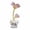 Clover-Pink, variant on DefiDgd Crystal Glass Rose Flower with Crystal Stem Preserved Forever Rose,Floral Birthday Gifts for Anniversary Valentine's Day Wedding Table Centerpiece Decoration(Blue)