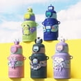 thumbnail image 2 of 1pc Cute Girls 316 Stainless Steel Insulated Mug Student Cartoon Mug Silicone Sleeve Insulated Water Bottle, 2 of 5