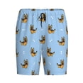 thumbnail image 4 of Wukai Cute Puppy Men’s Short Pajama Pants With Pockets Soft Sleep Pj Shorts for Men-Small, 4 of 6