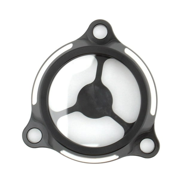 Cubierta del filtro de aceite del motor, accesorios para motocicletas Suzuki 2005-2021 Negro