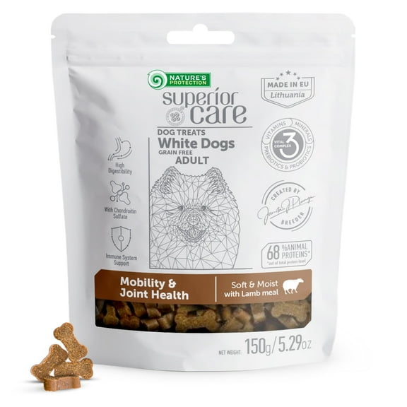 Nature's Protection Superior Care Grain Free Lamb Training Treats for Dogs, 5.29 oz Bag