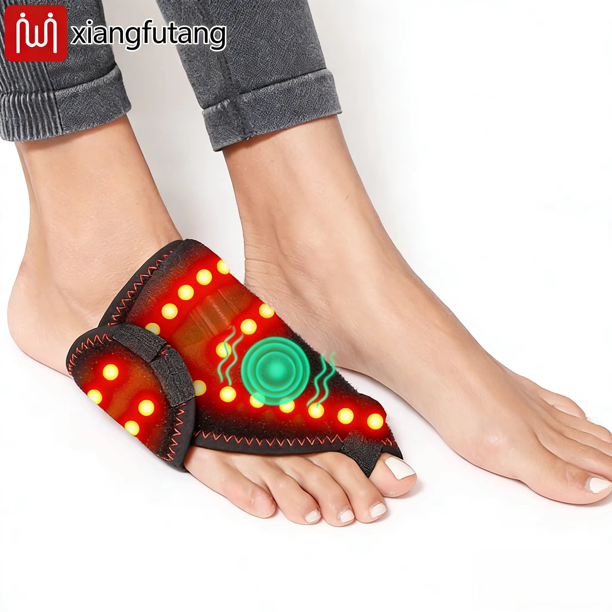 Infrared foot massager for foot pain and toe pain,Ankle Massager for Circulation & Pain Relief