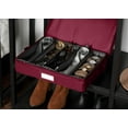 thumbnail image 4 of Covermates Keepsakes Zip-Top Storage Box with Trays - Heavy Duty Polyester- Reinforced Handles - Stackable Design - Indoor Storage, Scarlett Red, 4 of 8