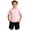 Pink, variant on WQNVRNR Boys&Girls Athletic T-Shirt- Yoga Breathable Crewneck Quick Dry Unisex Kids Short Sleeve Tee Blue Size 12