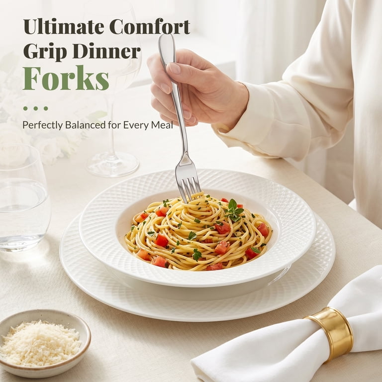 Astercook 24-Piece Stainless Steel Dinner Forks photo 3