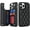 Black, variant on MYKOMI for iPhone 15 Pro Max Case Wallet 6.7 Inch with Card Holder Premium Soft PU Leather Magnetic Clasp, Shockproof Stylish Protective Case for iPhone 15 Pro Max