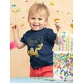 thumbnail image 3 of Tstars Boys' 2nd Birthday T-Shirt - Bulldozer Construction Design - Two Handsome Graphic - Size 4T - Navy, 3 of 7
