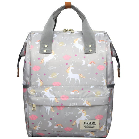 Large-capacity Baby Care Diaper Bag Nappy Bag Nursing Backpack Travel Shoulders Bag for Mom and Dad,
