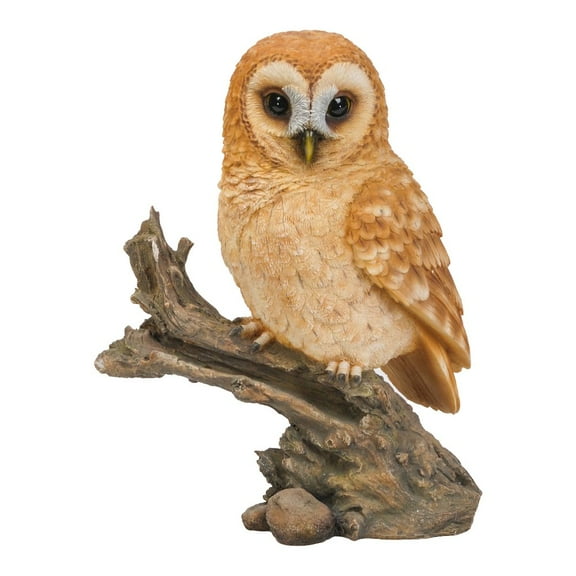 Hi-Line Gift Ltd. Tawny Owl On Stump