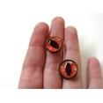 thumbnail image 3 of Pink and Brown Cat or Dragon Glass Eyes, 3 of 9