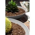 thumbnail image 6 of Veradek Mason Series Lane Bowl 24" Plastic-Stone Planter 2-Pack White, 6 of 11