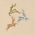 thumbnail image 5 of Authentic Hotel and Spa  Christmas Leaping Deer Hand Towel White, 5 of 5