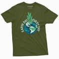 thumbnail image 6 of Earth Day T-shirt Earth day every day planet Earth celebration day tee shirt nature flora fauna Tee (Medium Grey), 6 of 7