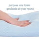 thumbnail image 3 of Juego de toallas de baño de secado rápido (70 * 140 cm) Toallas de baño de tejido texturizado altamente absorbentes. (Juego de 4, verde), 3 of 6