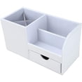 thumbnail image 5 of Organisateur de Bureau à 4 Compartiments Multifonctions (Blanc), 5 of 5