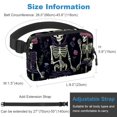 thumbnail image 3 of Skeleton Pocket Running Belt for Women Men, Phone Holder for Running, Running Fanny Pack for Women Men, Holder for Phone, Running Waist Pack, Adjustable Size, 3 of 6