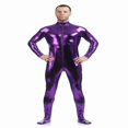 thumbnail image 1 of Gents Shiny Skin Unitard Zentai Body Halloween Traje divertido Vestidos de lujo 2XL Zulema Body Zentai, 1 of 6