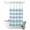 Blue White, variant on No Hook Shower Curtain, Cream Striped Shower Curtains for Bathroom with See Through Top Window, Farmhouse Vintage Brown Stripes Waterproof & Washable Bath Curtain Stand Up Stall 36"x72"