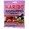 Haribo Raspberries Gummi Candy, 5 oz (Pack of 12)