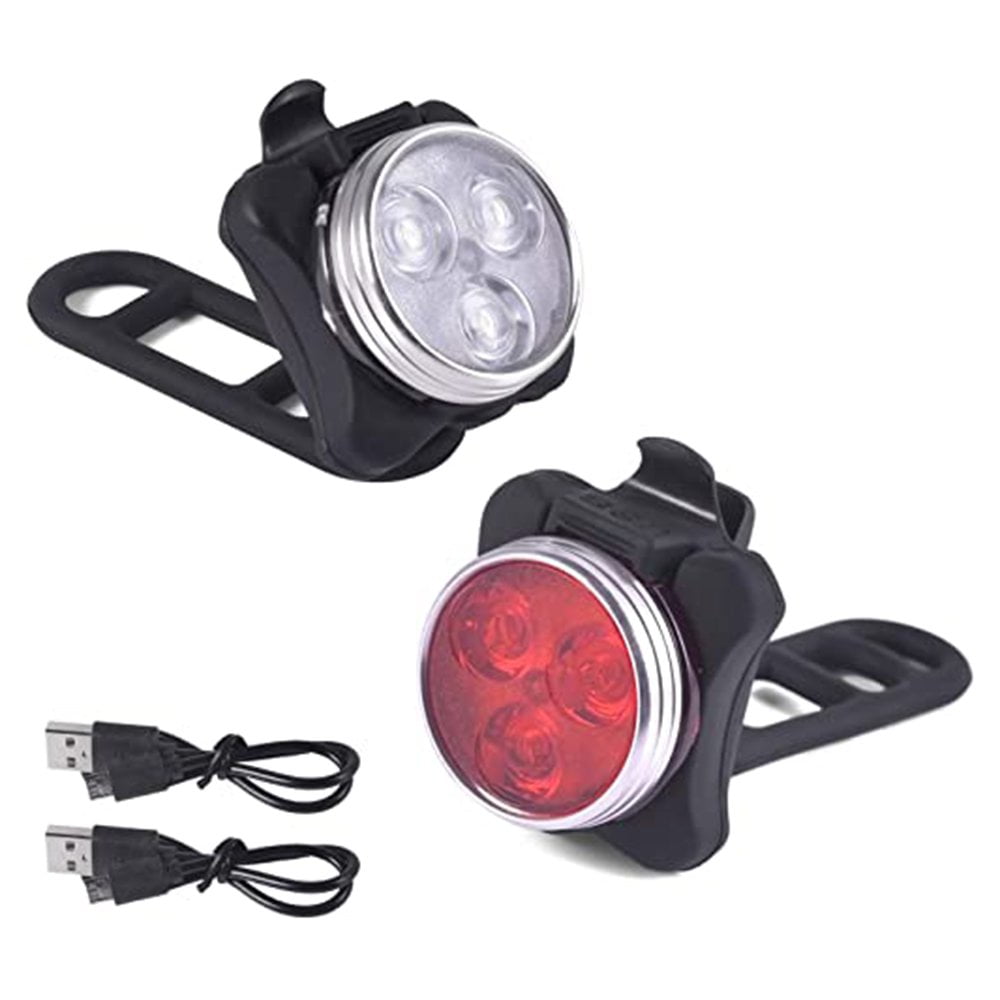 Bicycle Lights 5 Modes Led Bike Lights Set USB Rechargeable Bicycle
